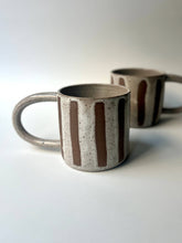 Load image into Gallery viewer, Ceramic Mug – Brown Stripe