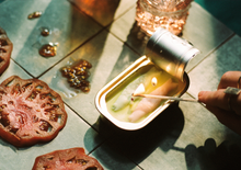 Load image into Gallery viewer, Tinned Fish Candle - Olive Oil + Sea Salt