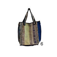 Load image into Gallery viewer, Zero-Waste Quilted Kantha Bag