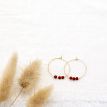 Load image into Gallery viewer, Jasper Hoops