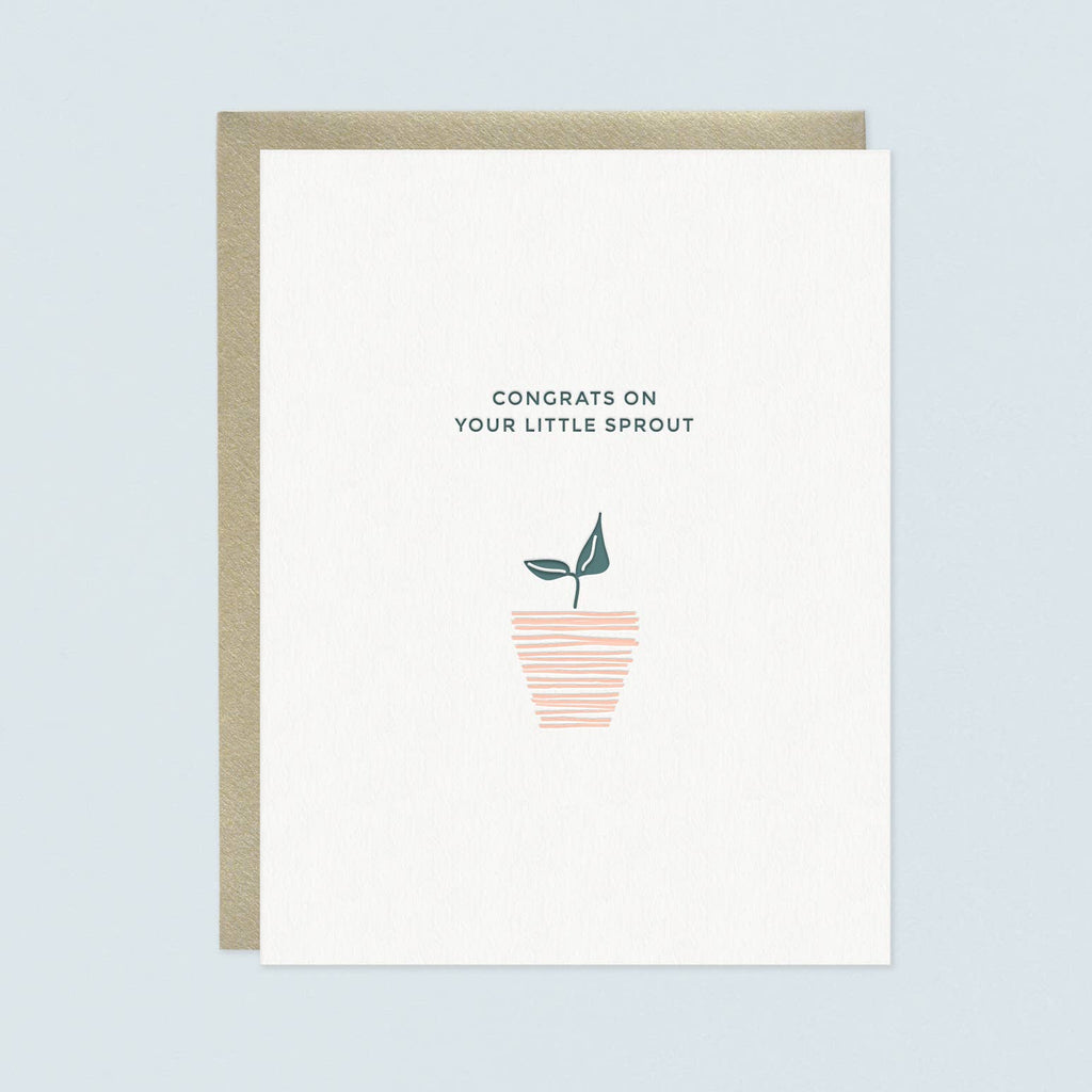 Little Sprout Baby Letterpress