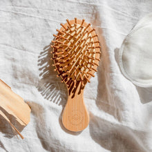 Load image into Gallery viewer, Small Bamboo Hairbrush
