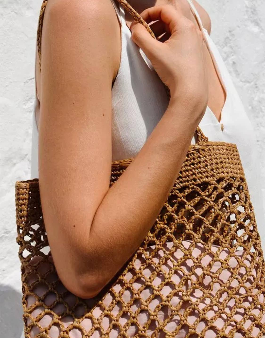 Raffia Paper Tote