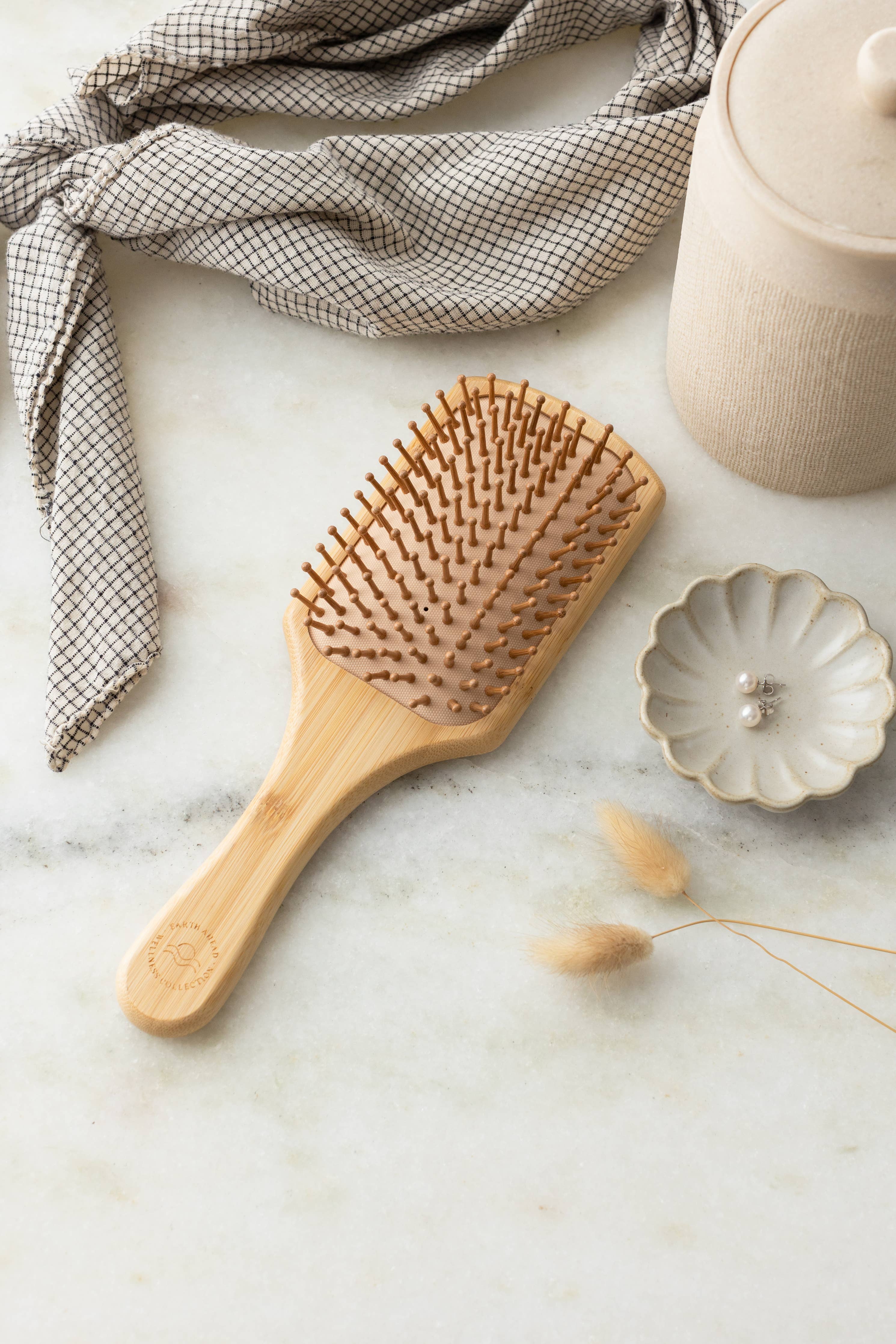 Bamboo Paddle Hair Brush