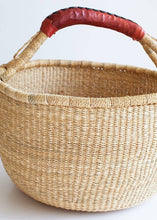 Load image into Gallery viewer, The African Home Goods - Small African Market Basket | Ghana Bolga Basket | Dye Free | 9&quot;-11&quot; Across

