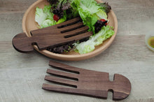 Load image into Gallery viewer, Walnut Wood Salad Hands
