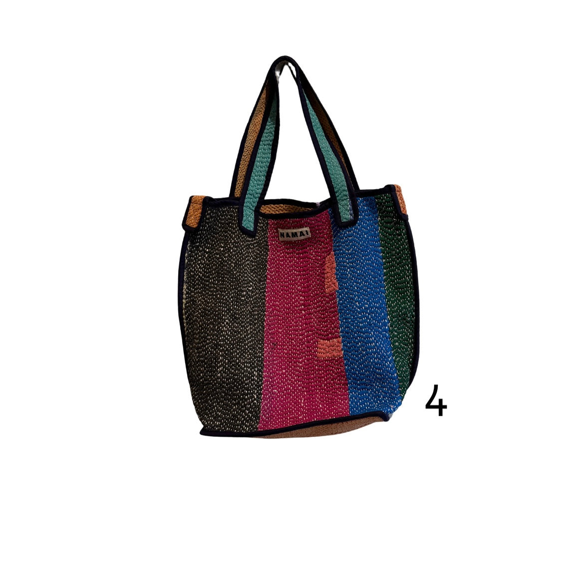 Zero-Waste Quilted Kantha Bag