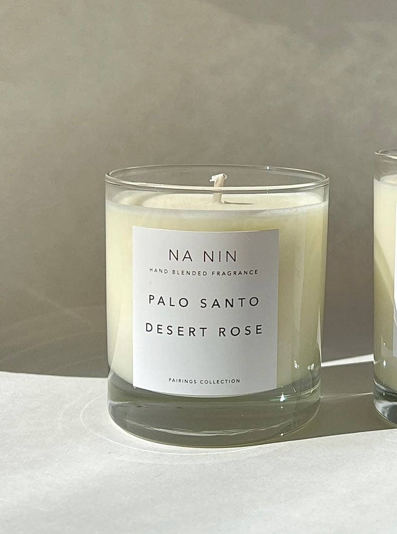Palo Santo & Desert Rose Candle