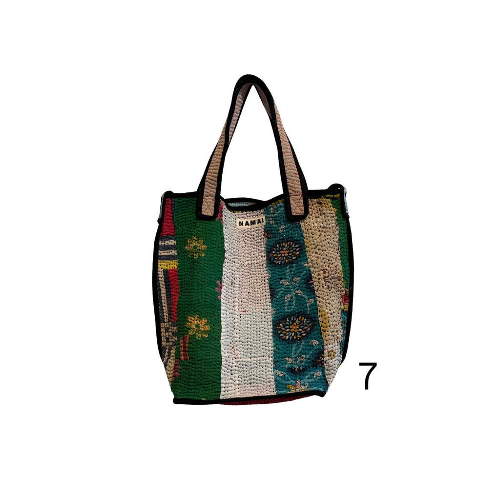 Zero-Waste Quilted Kantha Bag