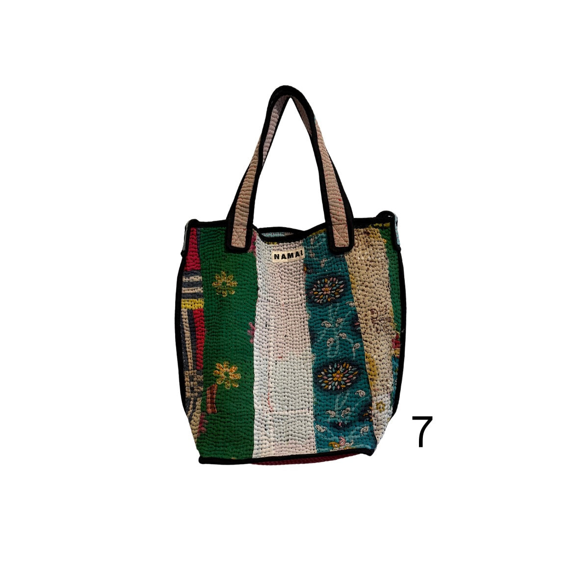 Zero-Waste Quilted Kantha Bag