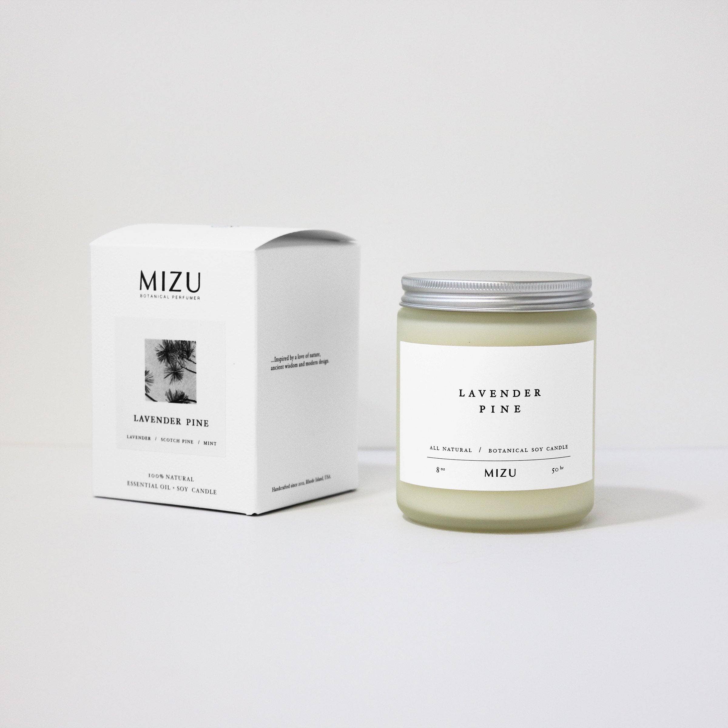 Lavender Pine Essential Oil Candle