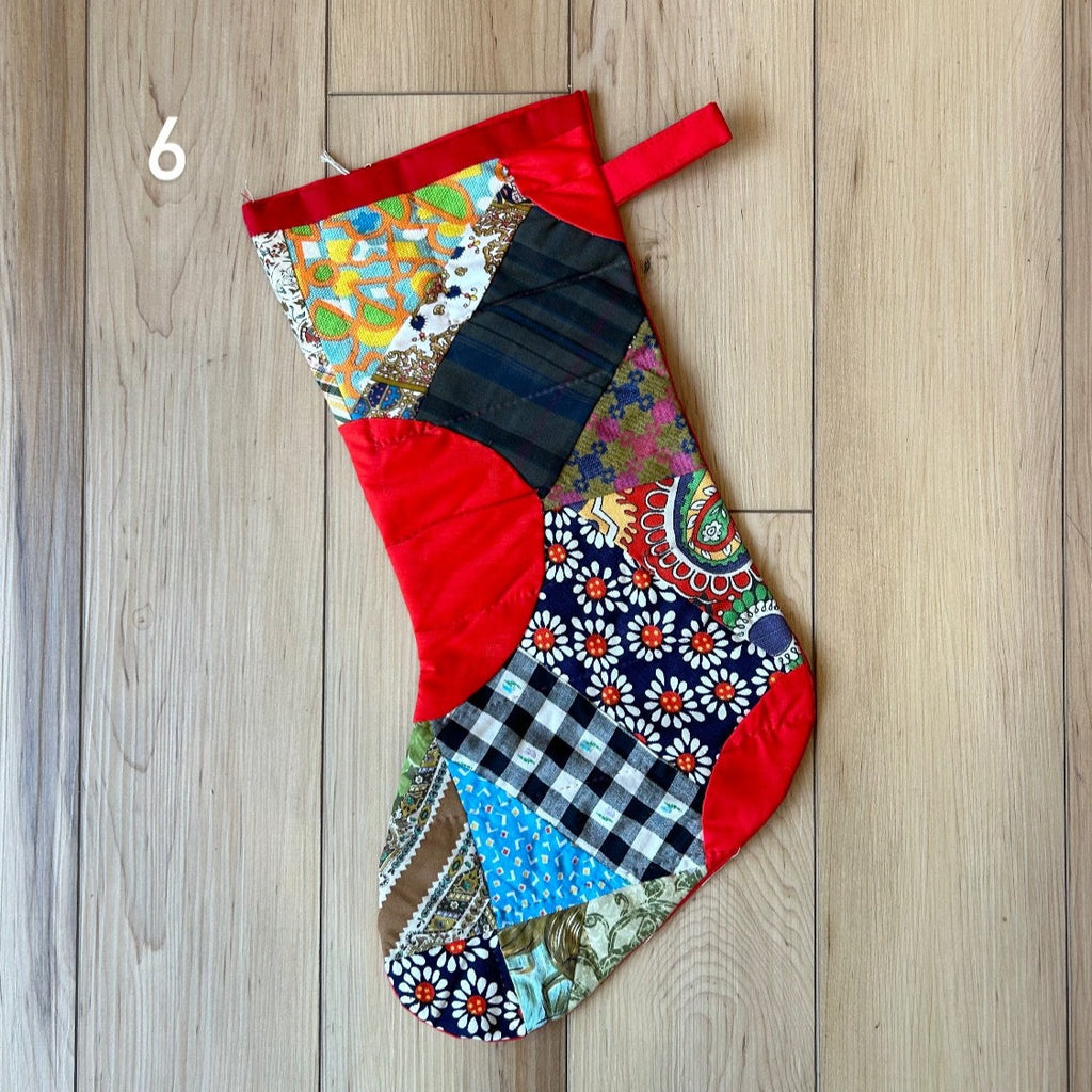 Vintage Quilts - Holiday Stockings