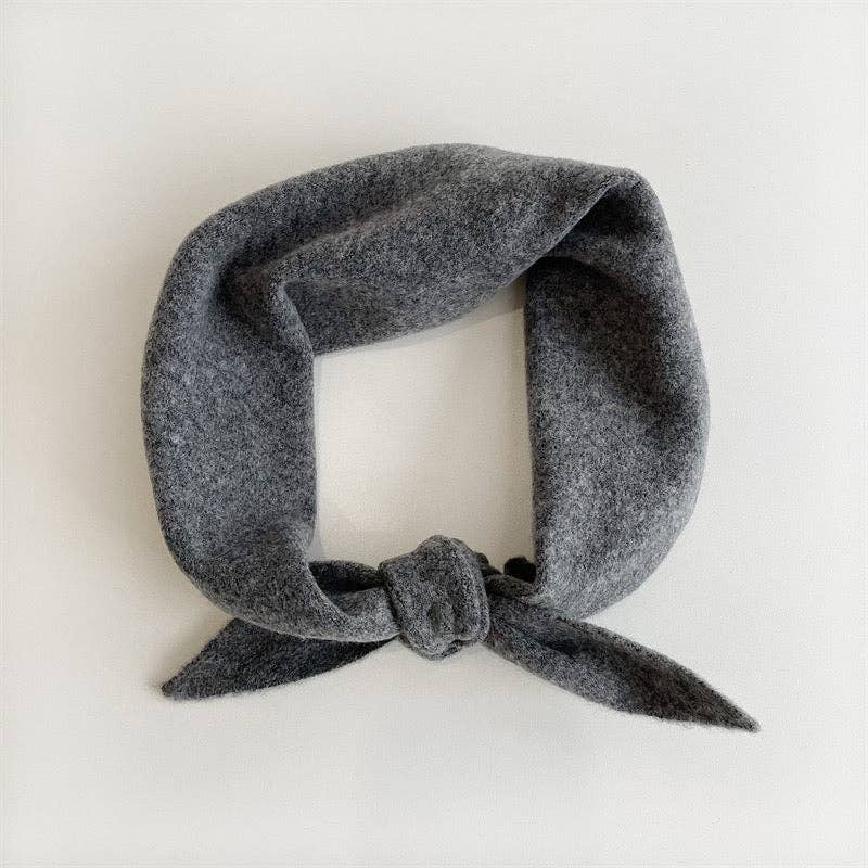 FUZZY WOOL CRAVAT SCARF