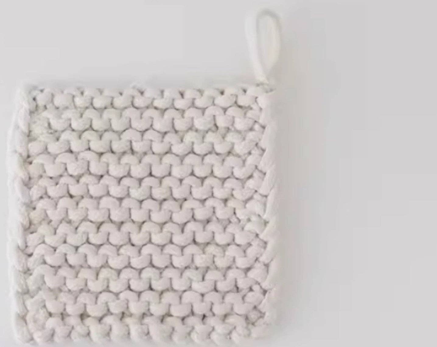 Cotton Crocheted Pot Holder