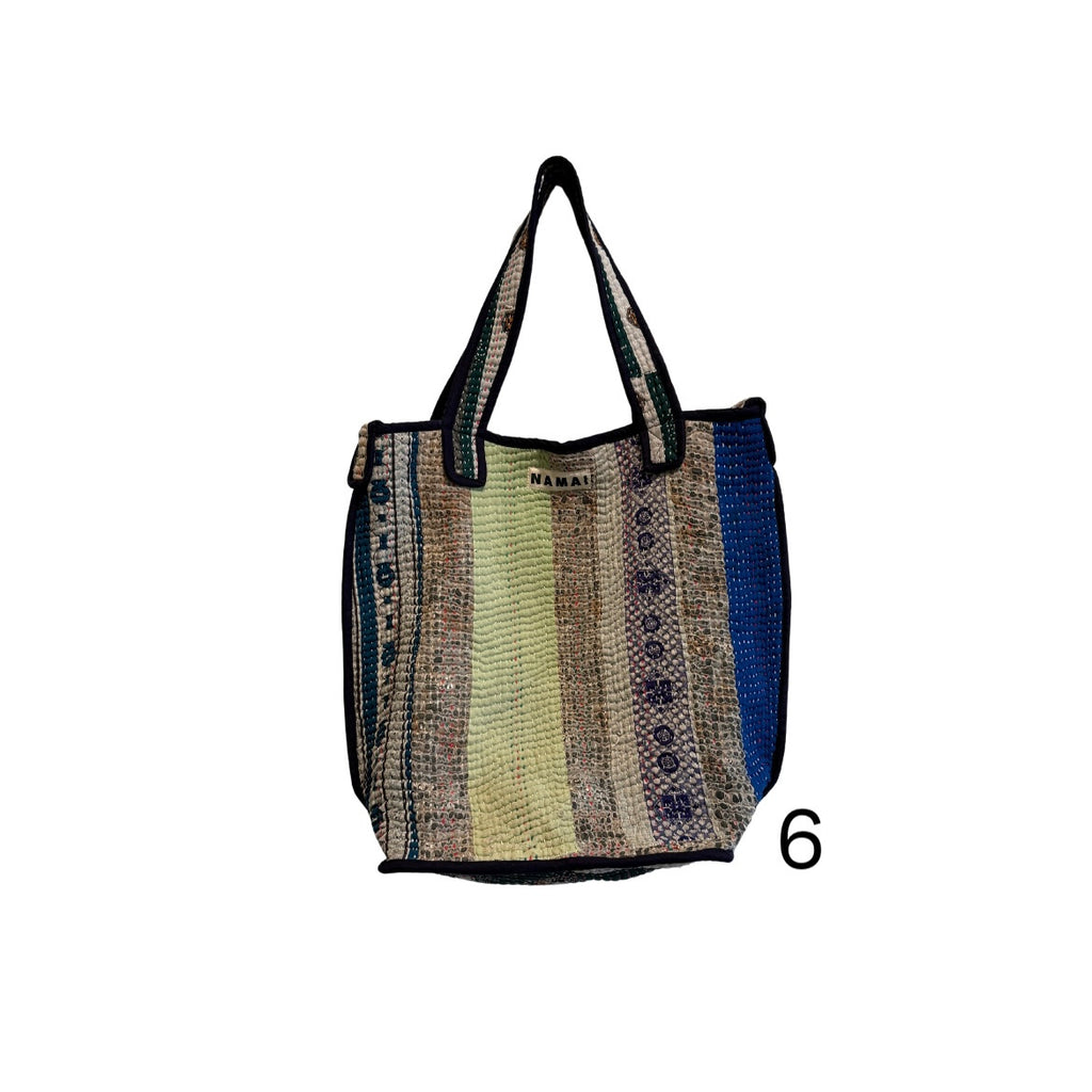 Zero-Waste Quilted Kantha Bag