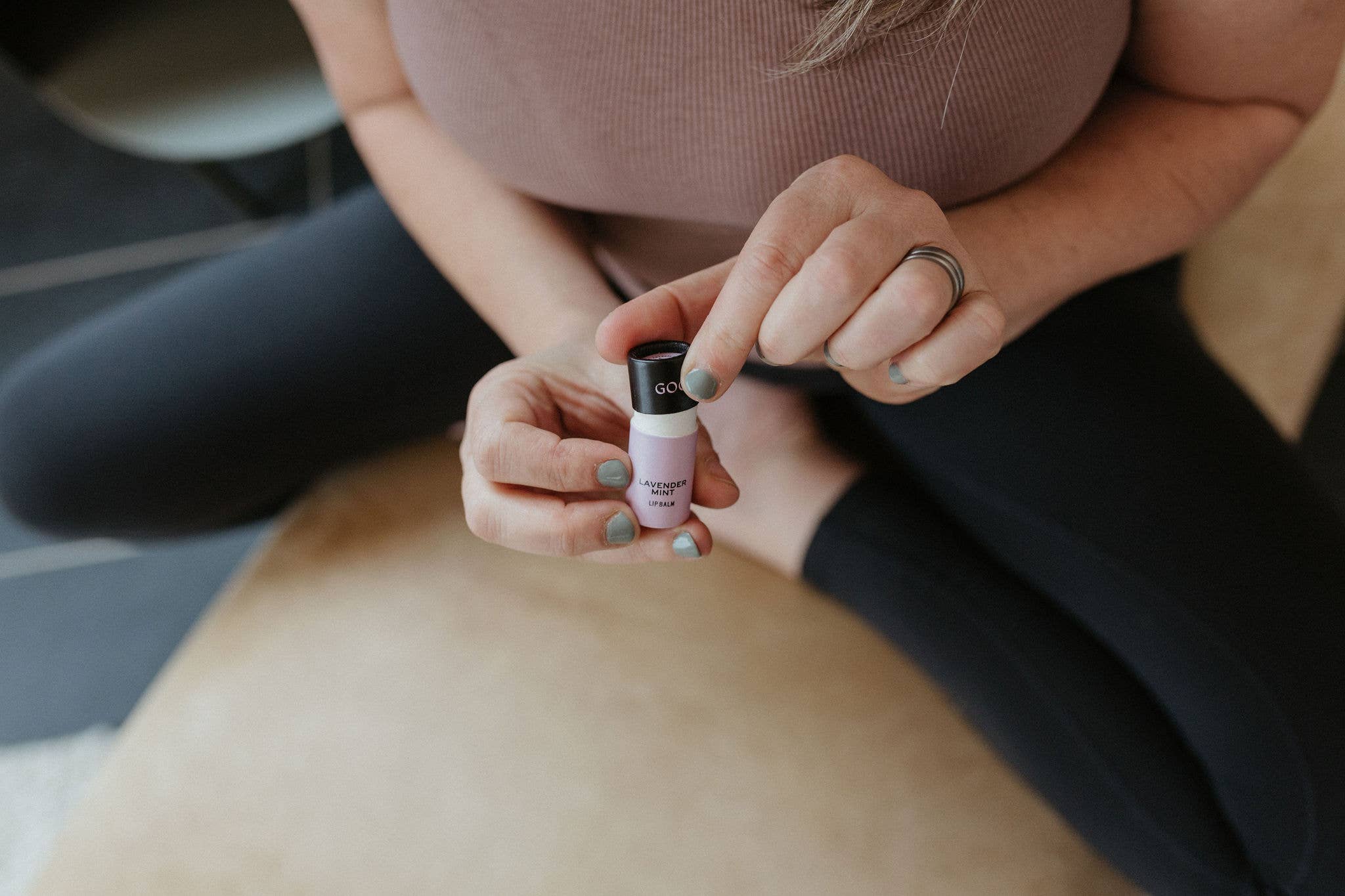 Lavender Mint Organic Lip Balm