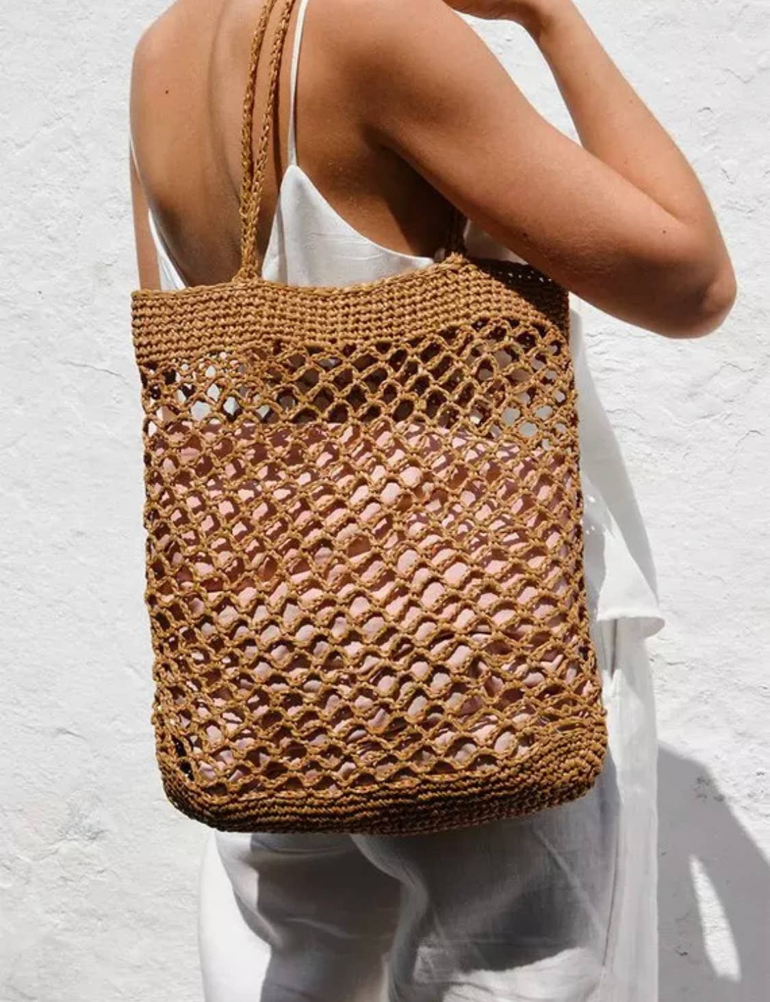 Raffia Paper Tote