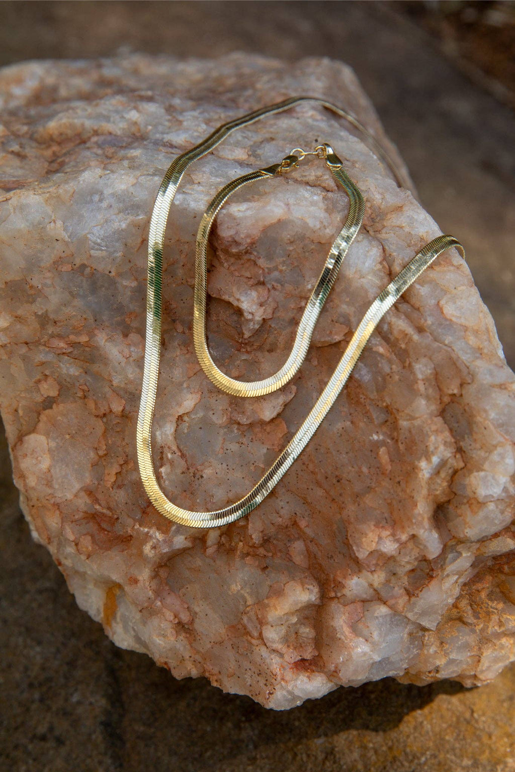 Sol Necklace Herringbone