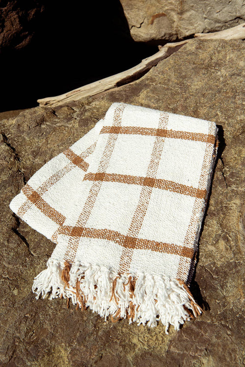 Catalina Plaid Beach Throw