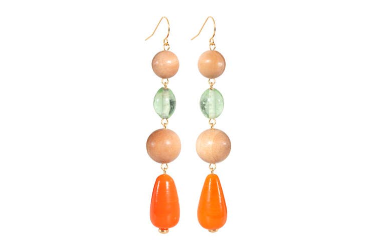 SEA GLASS DROP EARRINGS