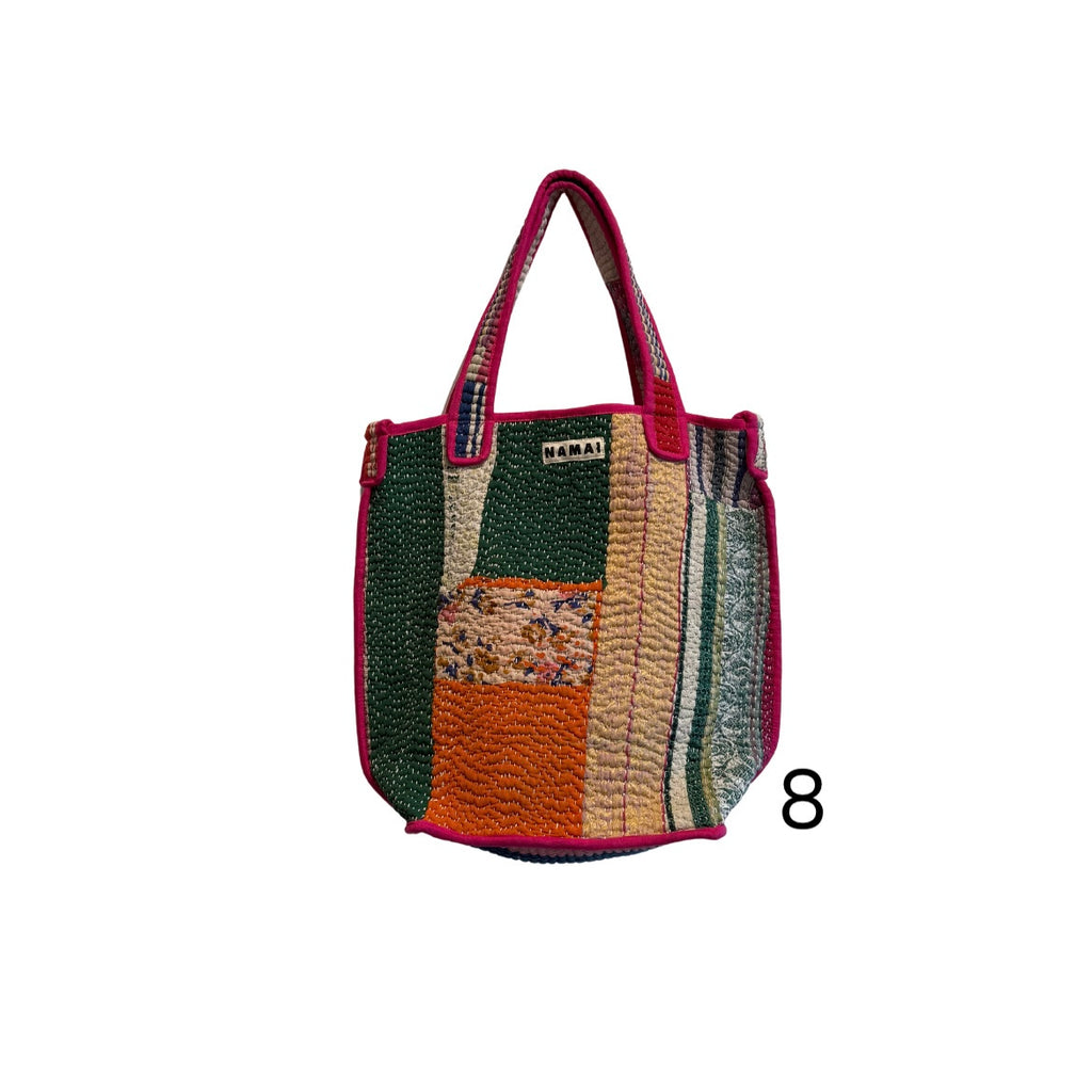 Zero-Waste Quilted Kantha Bag