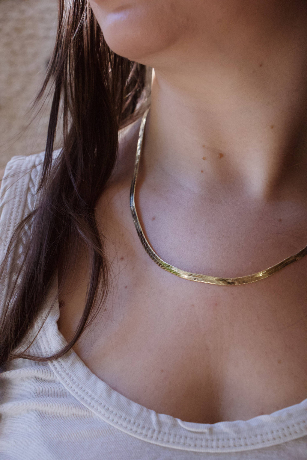Sol Necklace Herringbone