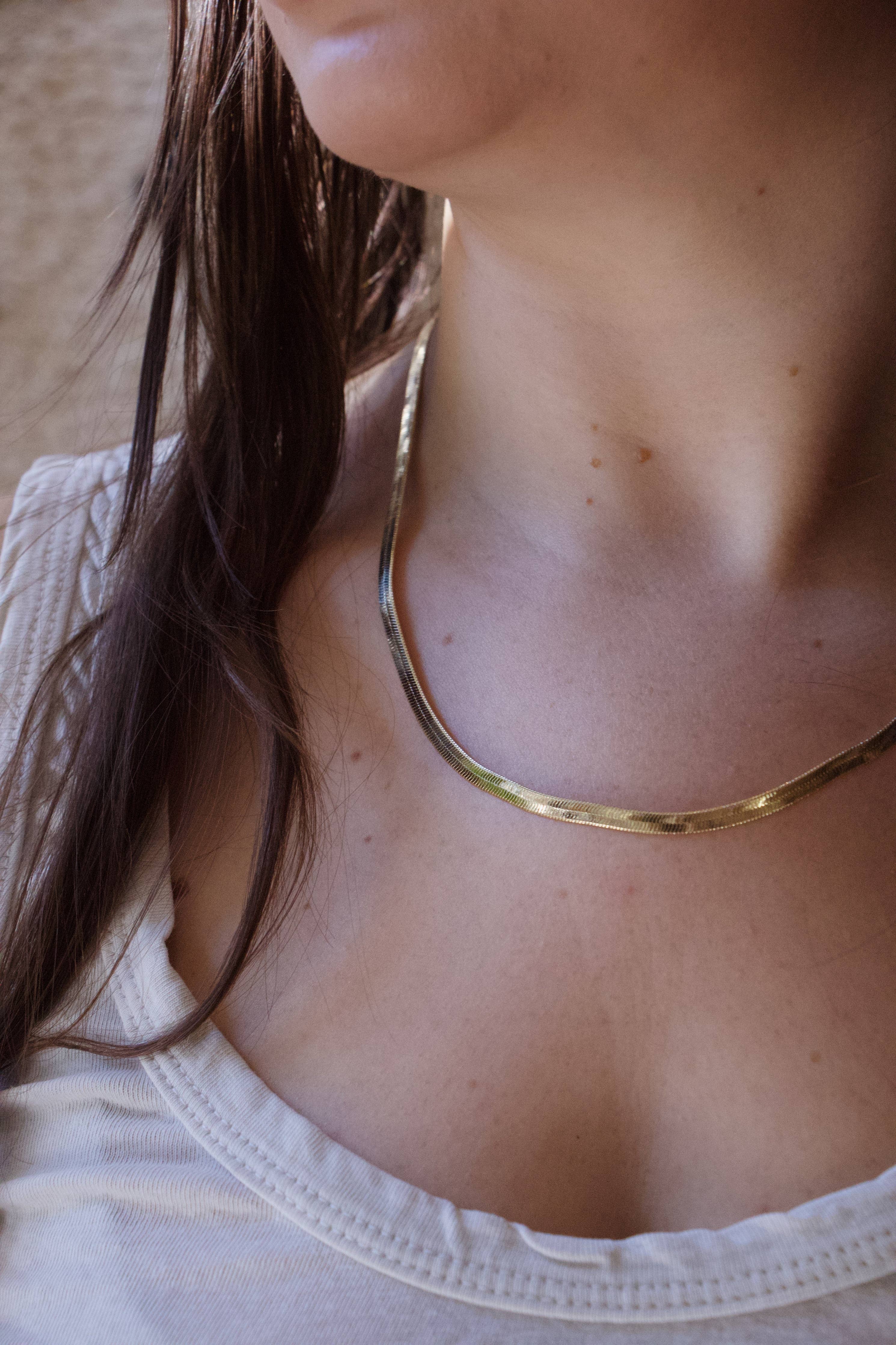 Sol Necklace Herringbone