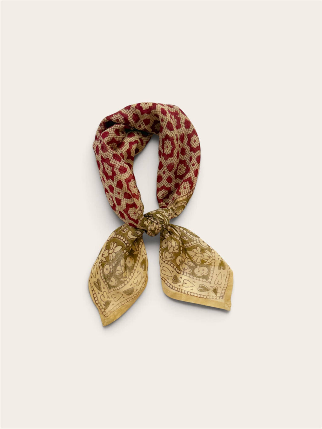 Janis Hand Block Print Cotton Scarf