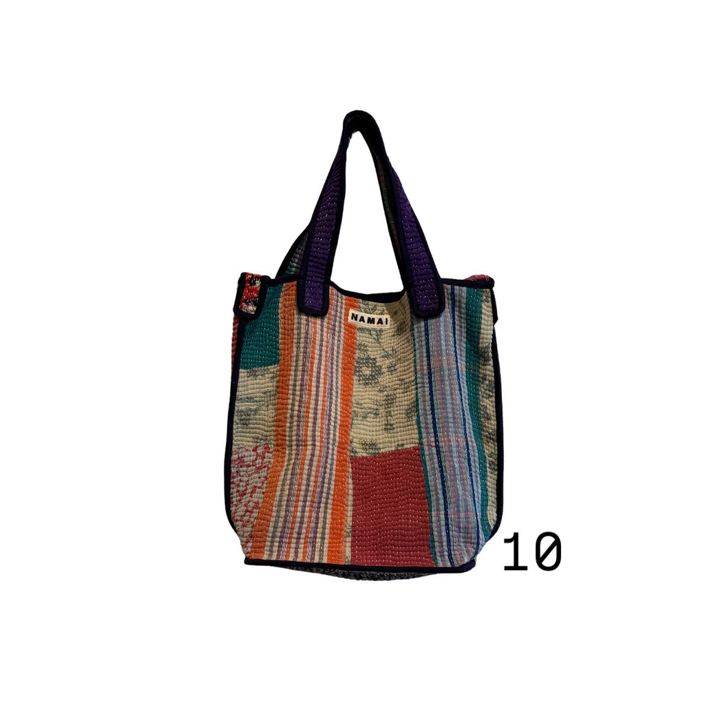 Zero-Waste Quilted Kantha Bag
