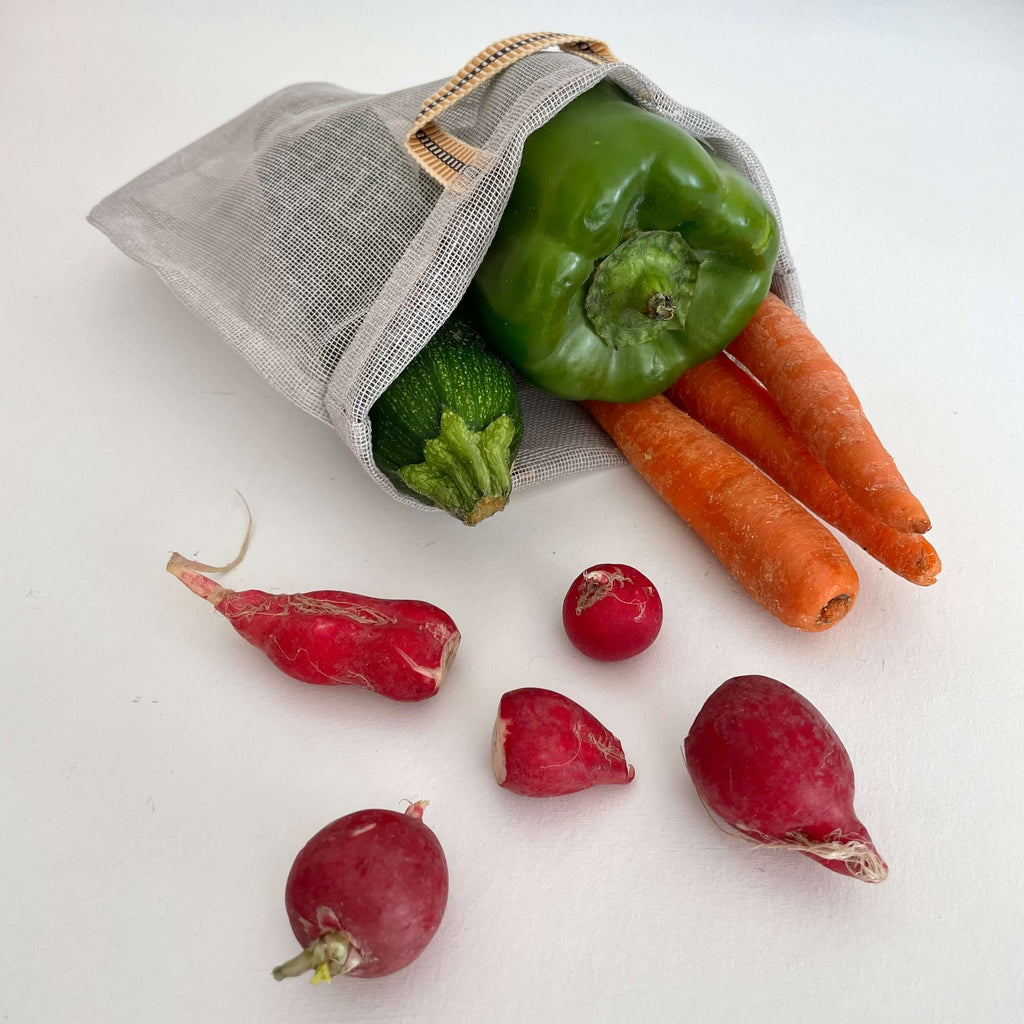 100% cotton gauze net eco produce bags