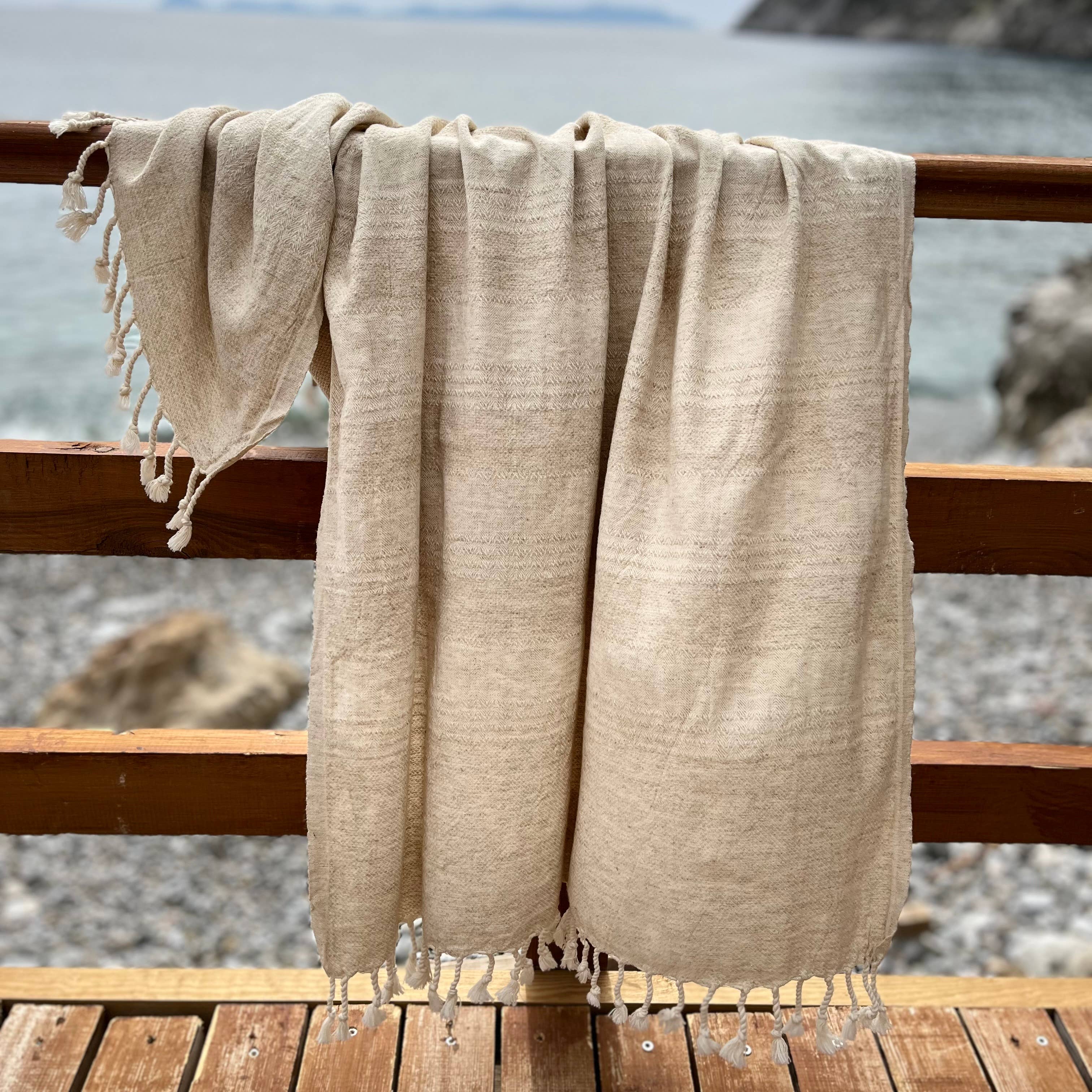 Tweed Pattern Beach Towel
