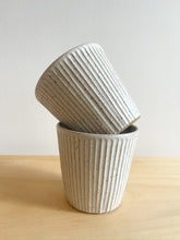Load image into Gallery viewer, Fluted Cup - White
