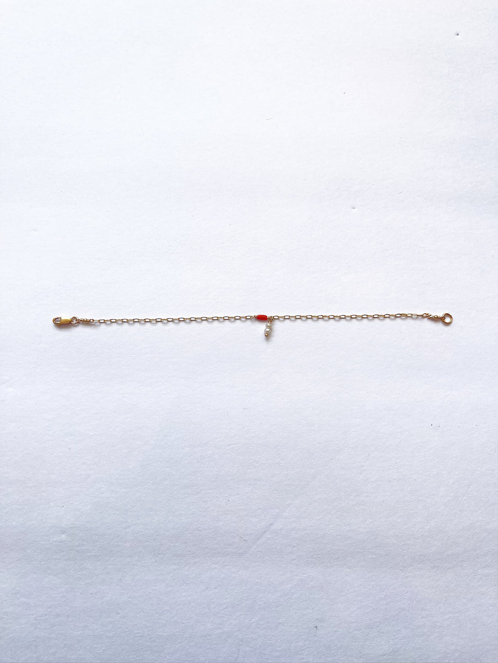 Pearl and Coral Bracelet