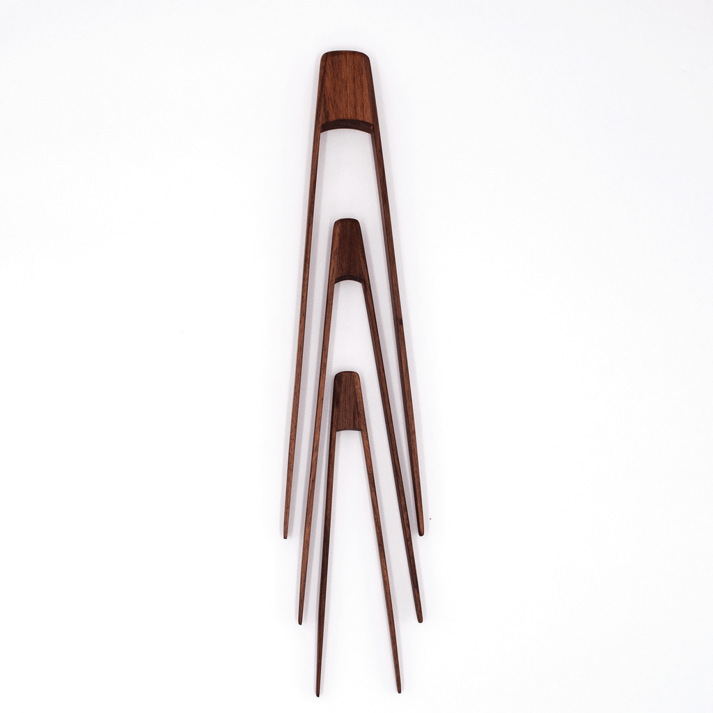 Walnut Wood Tongs