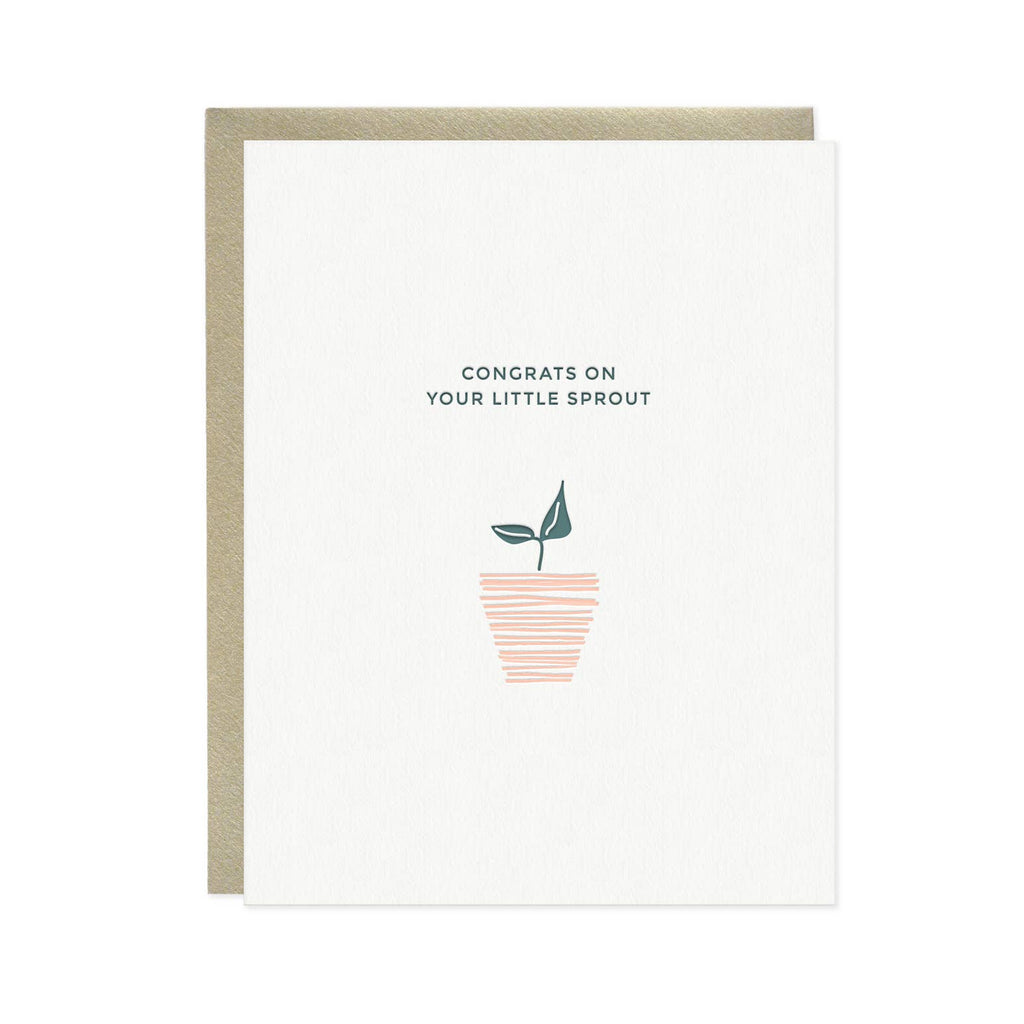 Little Sprout Baby Letterpress