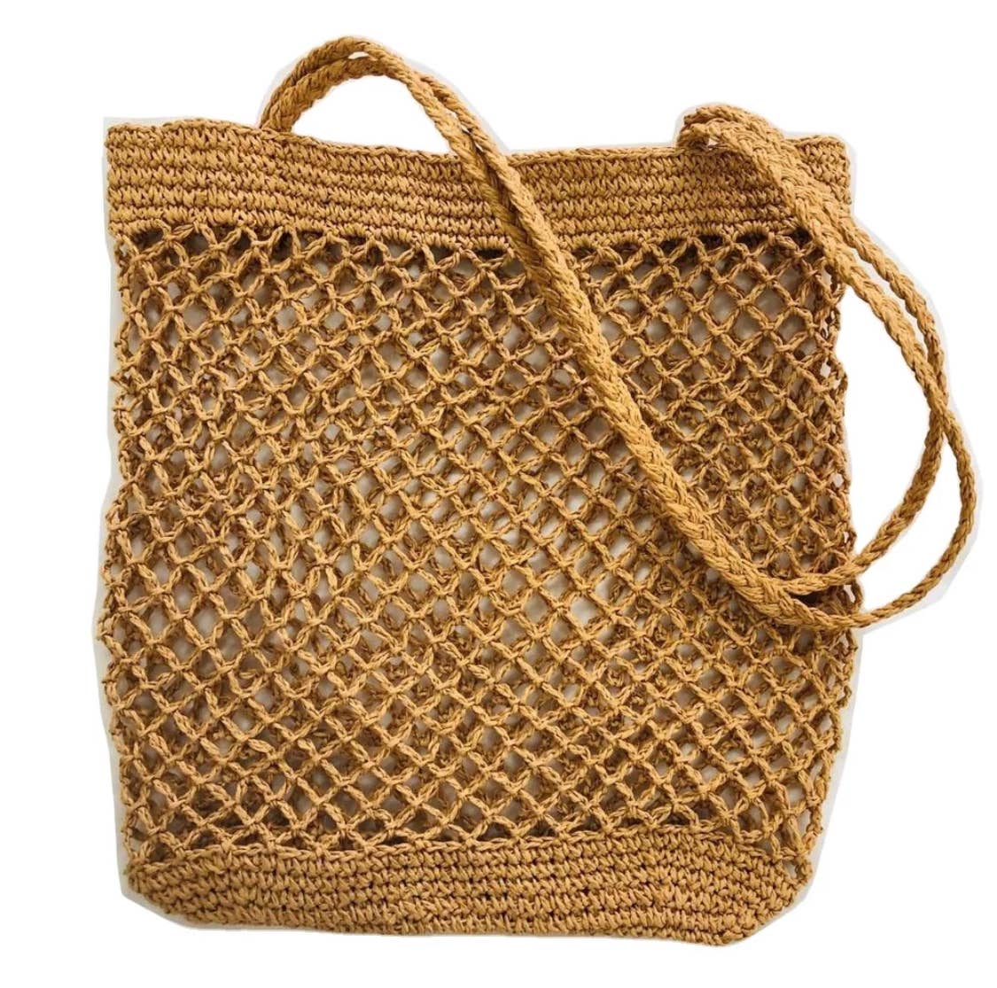 Raffia Paper Tote