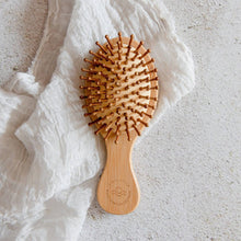 Load image into Gallery viewer, Small Bamboo Hairbrush
