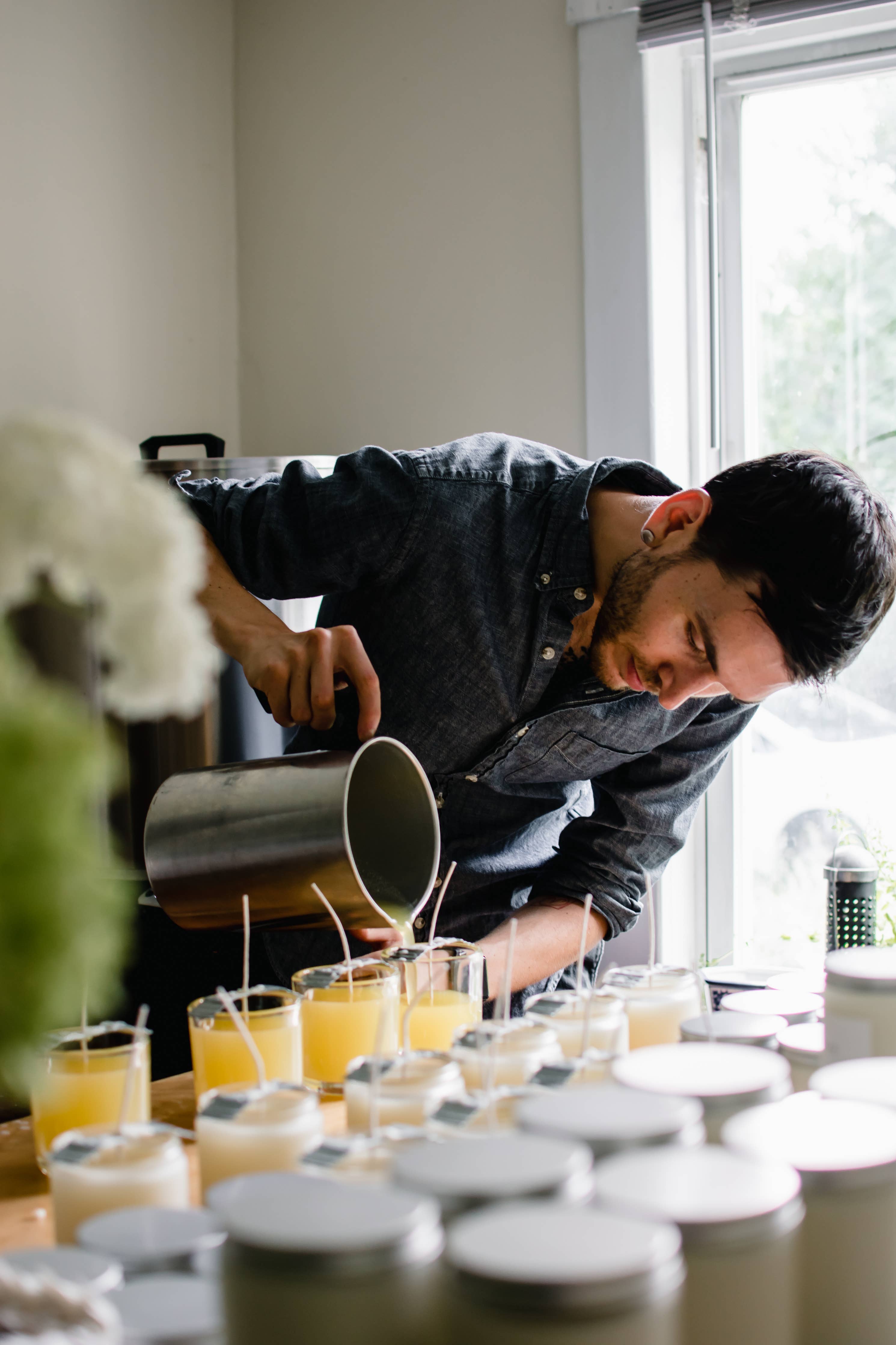 Lavender Pine Essential Oil Candle