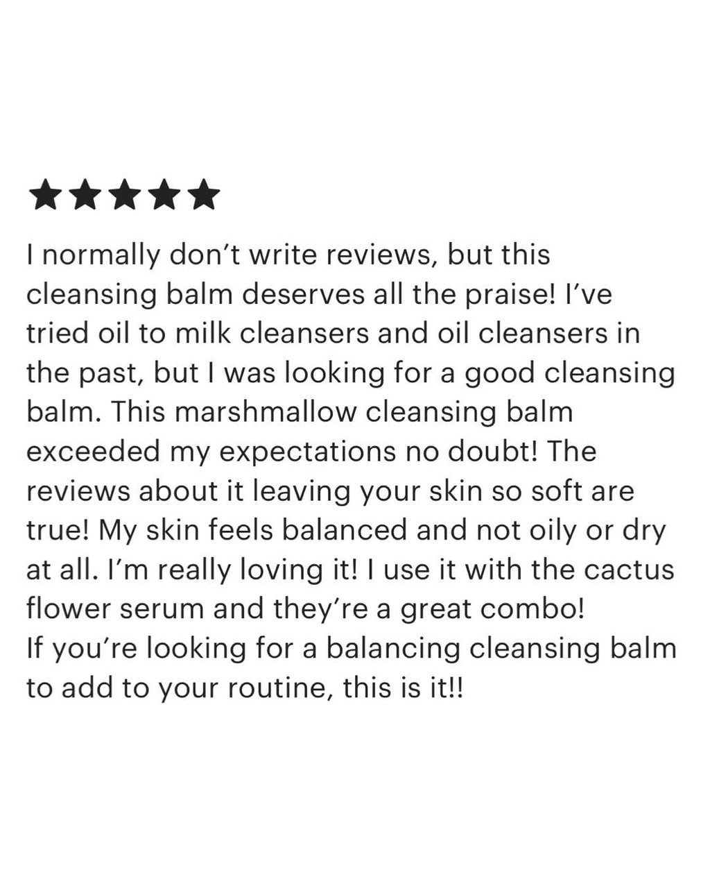 Marshmallow Cleansing Balm