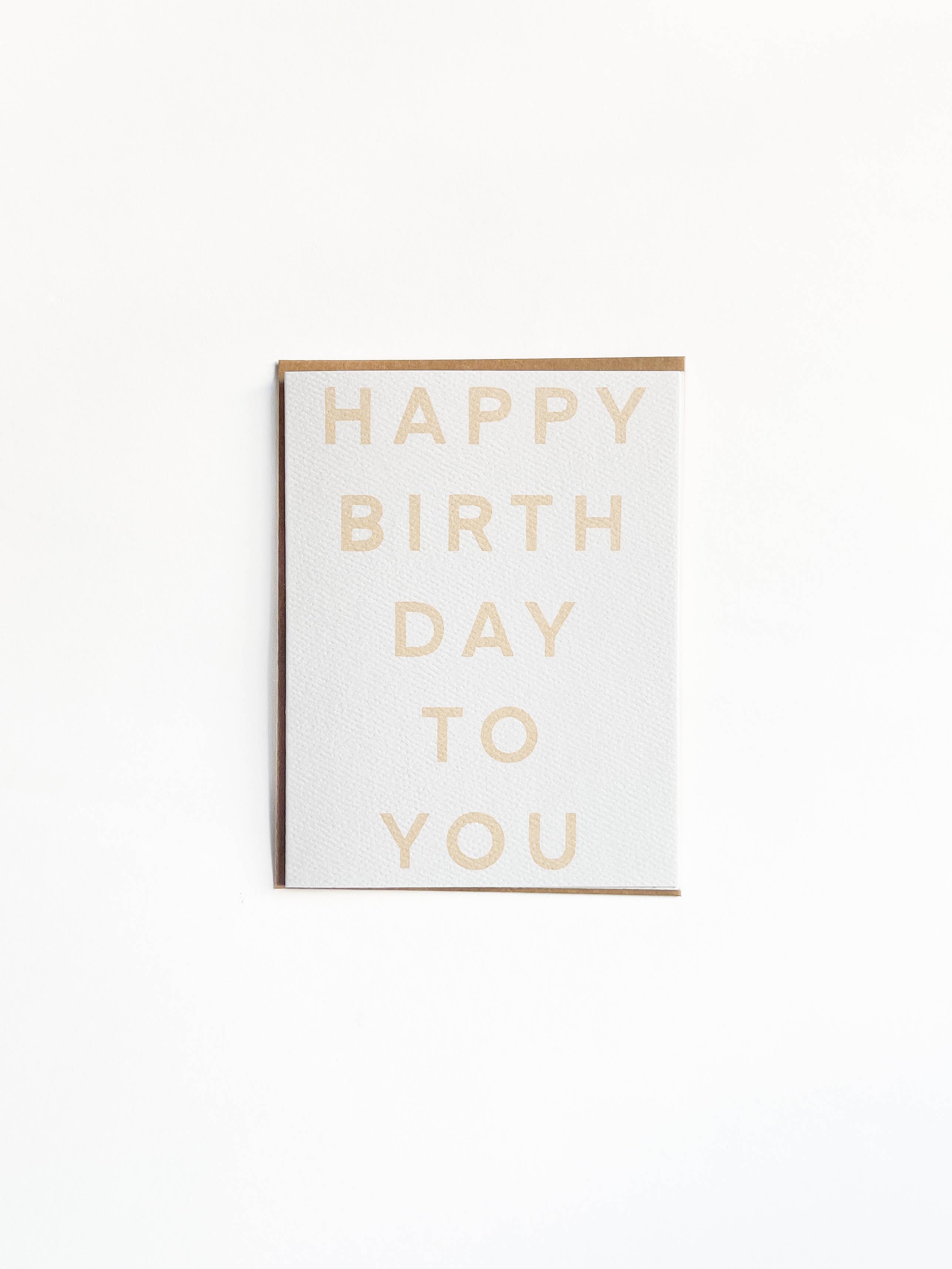 Happy Birthday Card