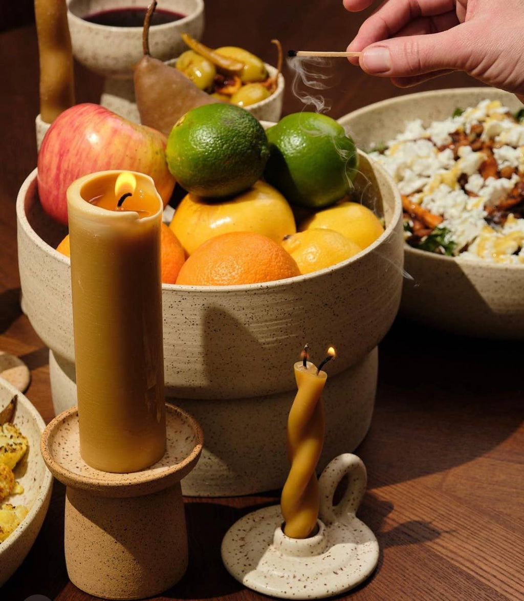 Beeswax pillar - 2 X 6.5