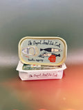 Tinned Candle - Tinned Fish Candle - Vanilla Eggnog