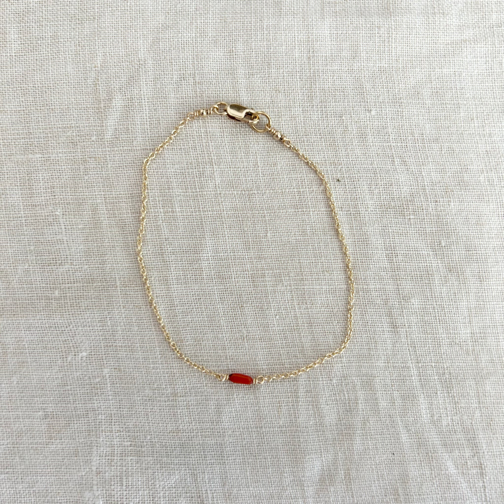 Coral bracelet