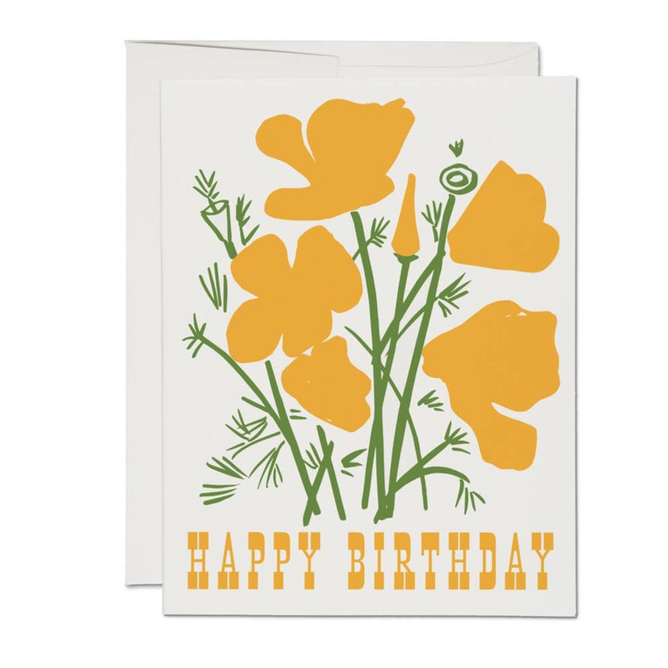California Poppy Birthday