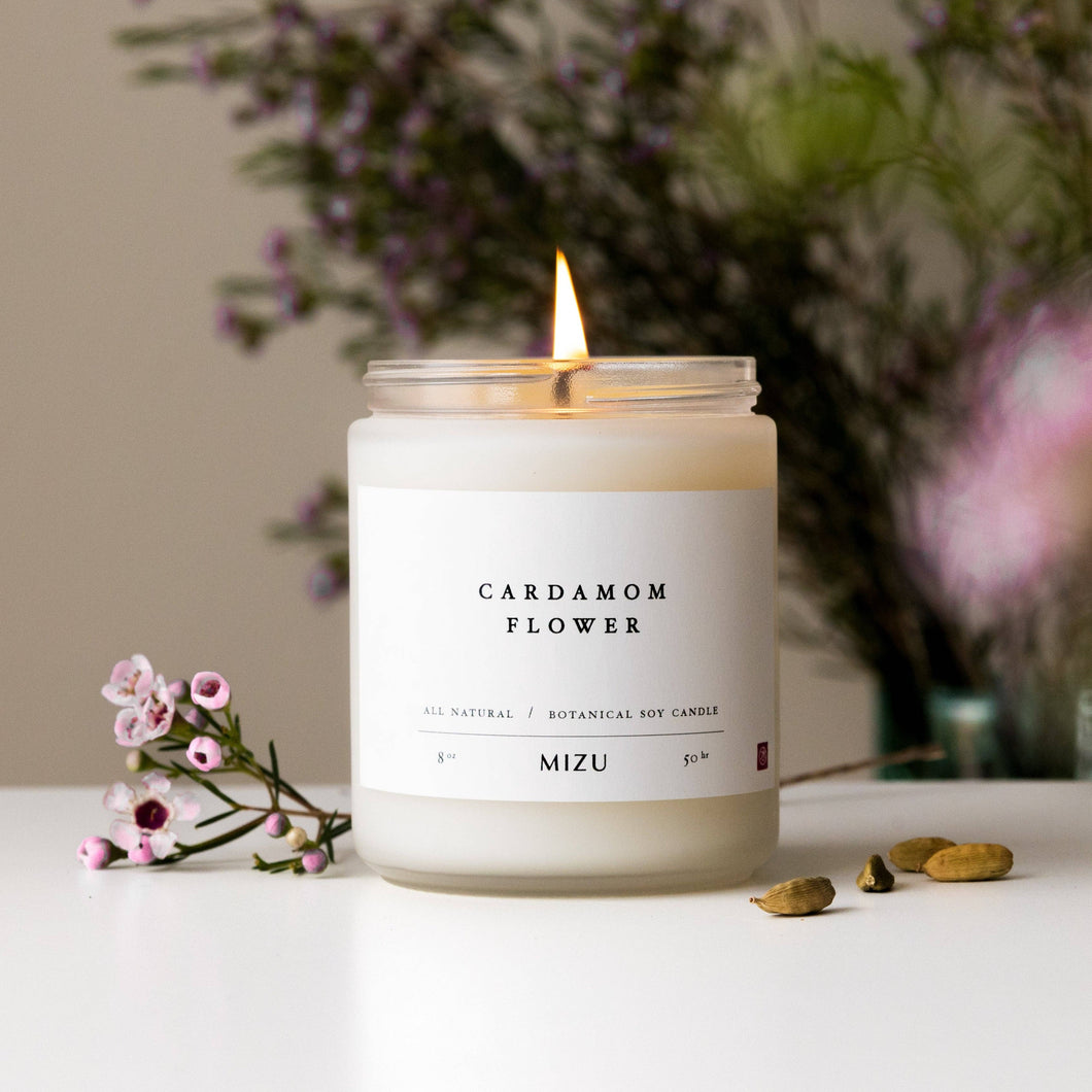 Cardamom Flower Essential Oil Candle