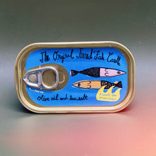 Load image into Gallery viewer, Tinned Fish Candle - Olive Oil + Sea Salt

